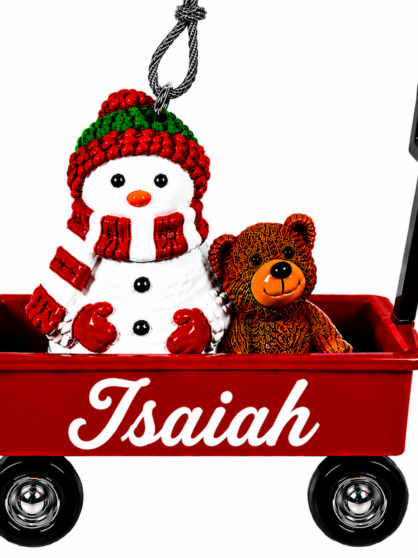 WAGON ORNAMENT-ISAIAH
