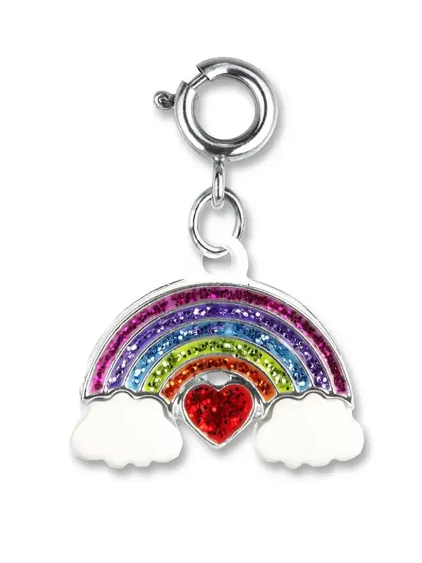 Glitter Rainbow Charm