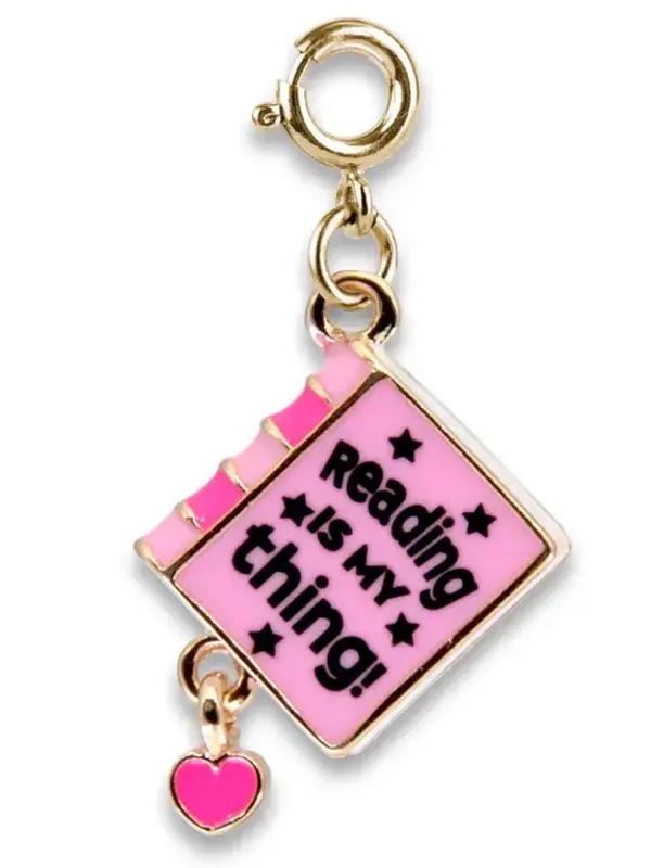 Gold Book Charm