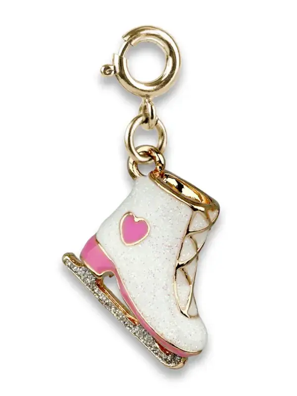 GOLD GLITTER ICE SKATE