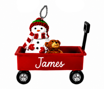 WAGON ORNAMENT-JAMES