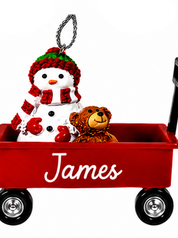 WAGON ORNAMENT-JAMES