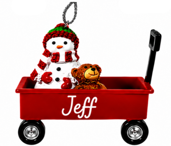 WAGON ORNAMENT-JEFF