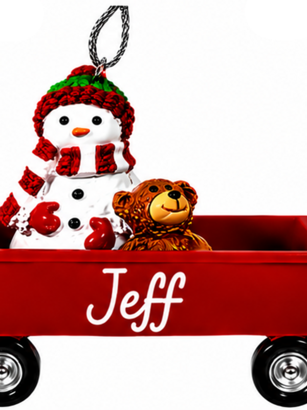 WAGON ORNAMENT-JEFF
