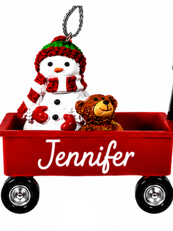 WAGON ORNAMENT-JENNIFER