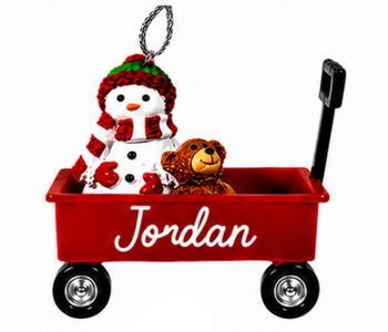 WAGON ORNAMENT-JORDAN