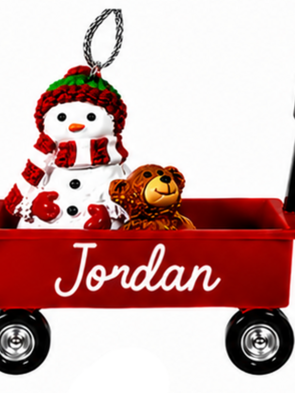 WAGON ORNAMENT-JORDAN