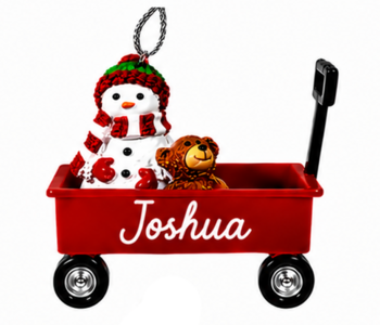 WAGON ORNAMENT-JOSHUA