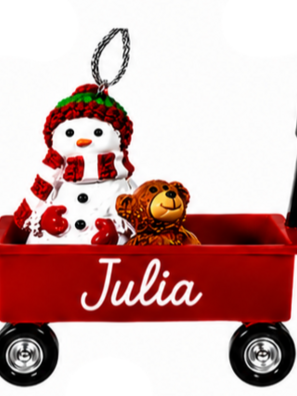 WAGON ORNAMENT-JULIA