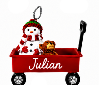 WAGON ORNAMENT-JULIAN