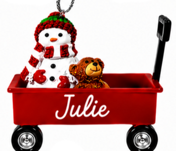 WAGON ORNAMENT-JULIE