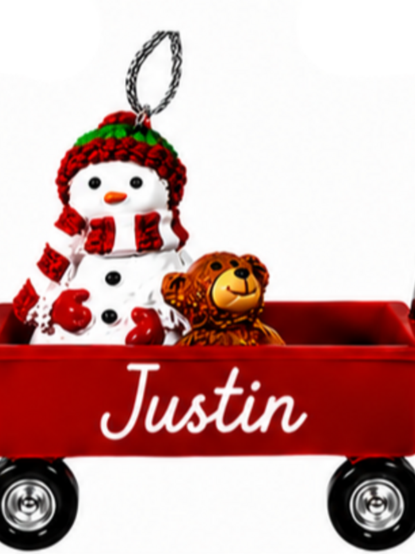 WAGON ORNAMENT-JUSTIN