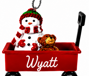WAGON ORNAMENT-WYATT