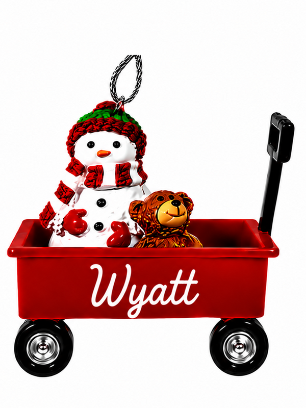 WAGON ORNAMENT-WYATT