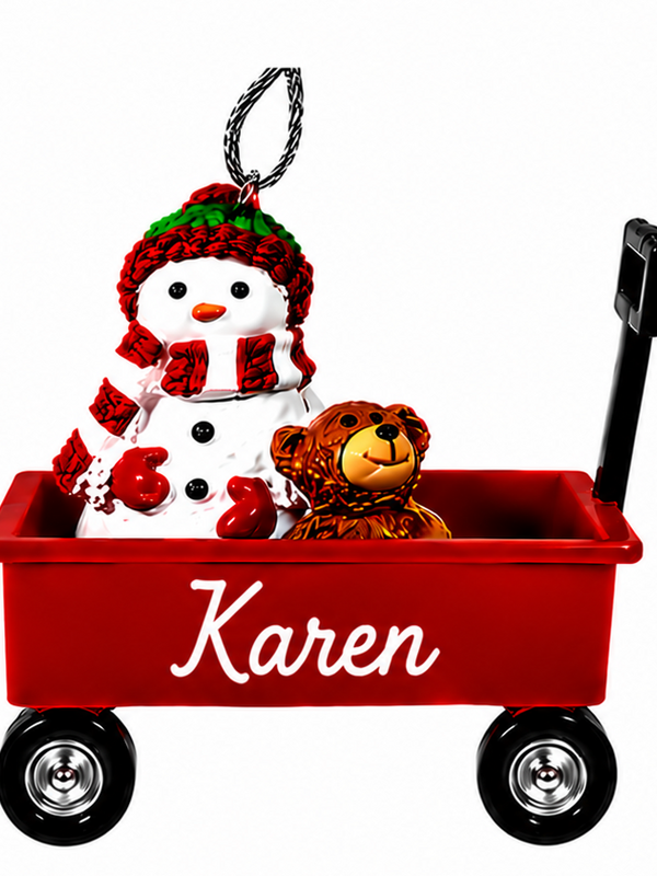 WAGON ORNAMENT-KAREN