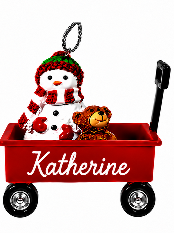 WAGON ORNAMENT-KATHERINE