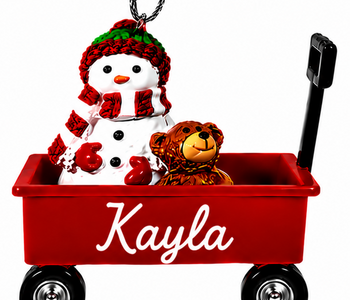 WAGON ORNAMENT-KAYLA