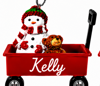WAGON ORNAMENT-KELLY
