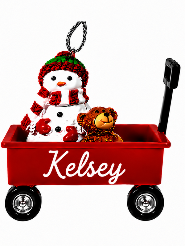 WAGON ORNAMENT-KELSEY