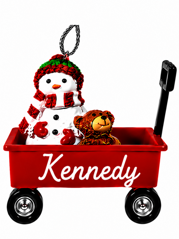 WAGON ORNAMENT-KENNEDY