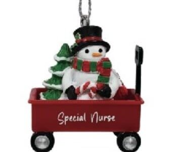 WAGON ORNAMENT-SPECIAL NURSE