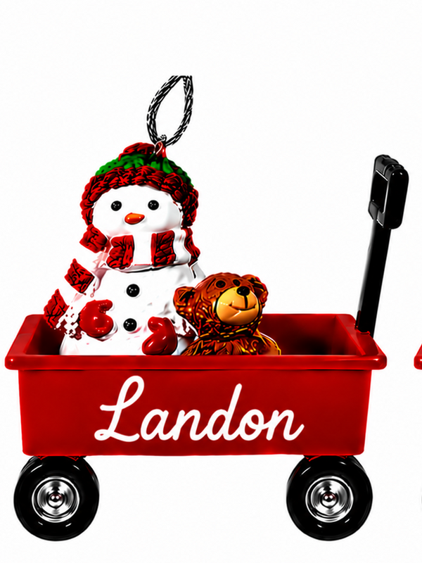WAGON ORNAMENT-LANDON