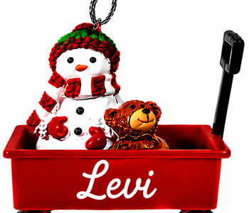 WAGON ORNAMENT-LEVI
