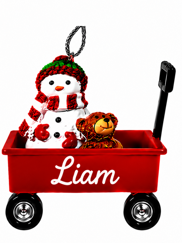 WAGON ORNAMENT-LIAM