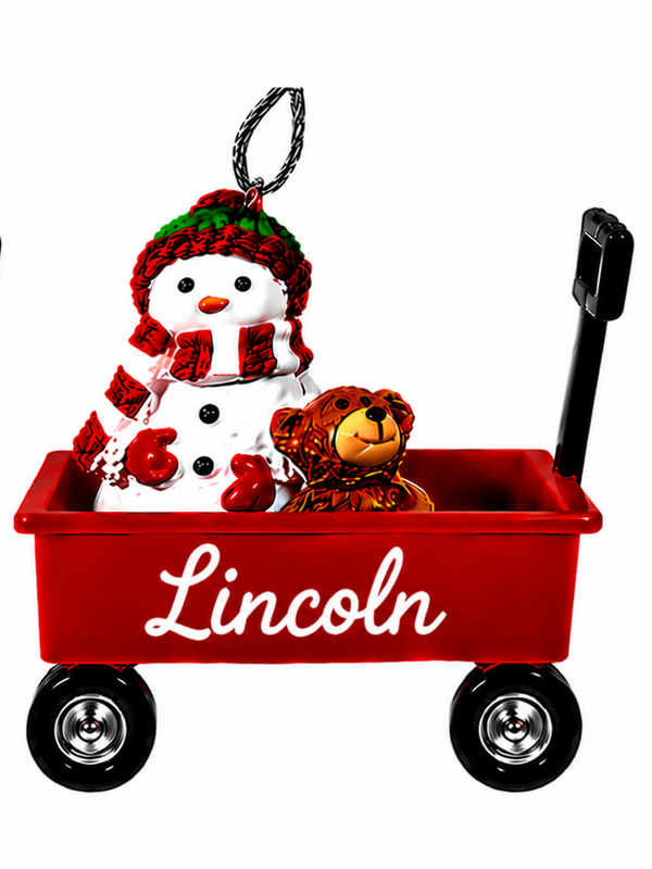 WAGON ORNAMENT-LINCOLN