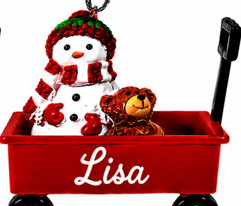 WAGON ORNAMENT-LISA