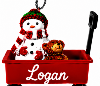 WAGON ORNAMENT-LOGAN
