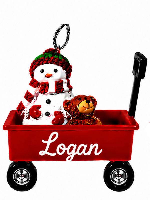 WAGON ORNAMENT-LOGAN