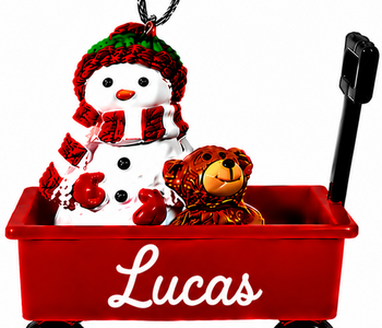 WAGON ORNAMENT-LUCAS