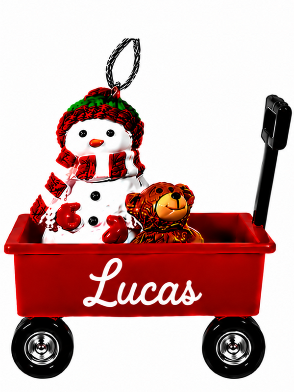 WAGON ORNAMENT-LUCAS