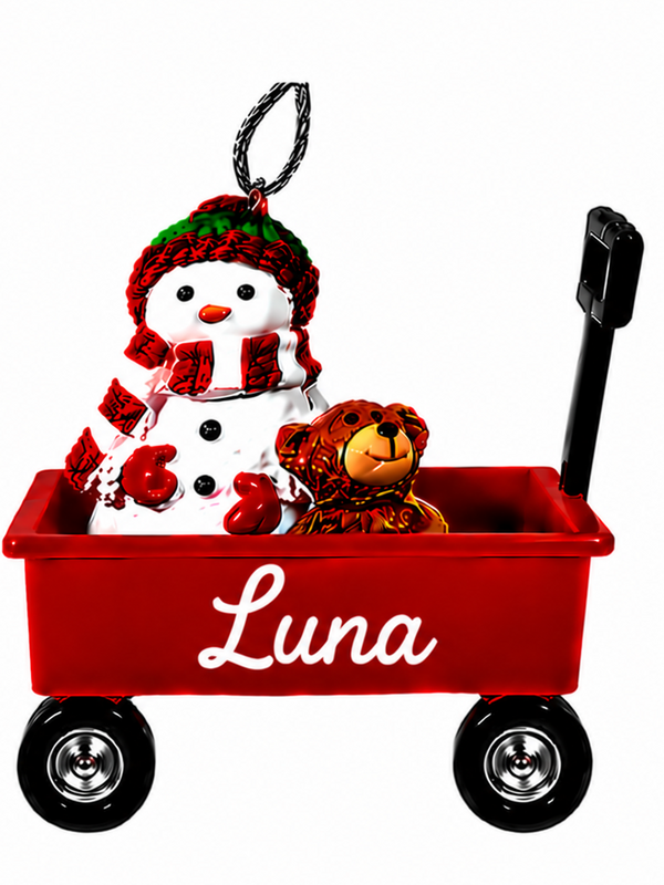 WAGON ORNAMENT-LUNA