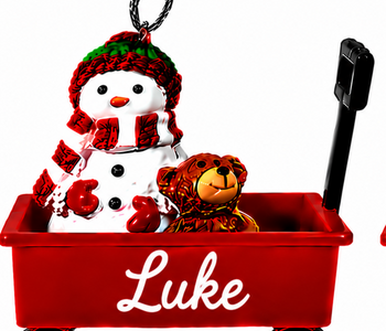 WAGON ORNAMENT-LUKE