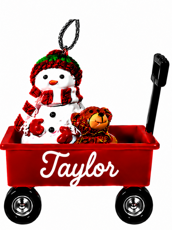 WAGON ORNAMENT-TAYLOR