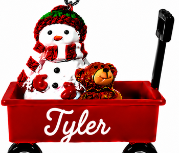 WAGON ORNAMENT-TYLER