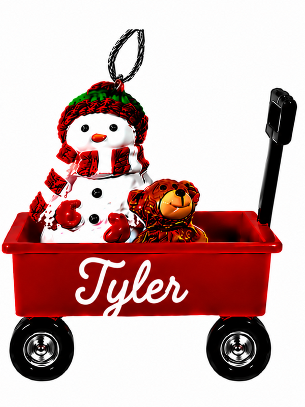 WAGON ORNAMENT-TYLER