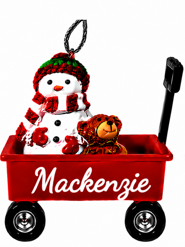WAGON ORNAMENT-MACKENZIE