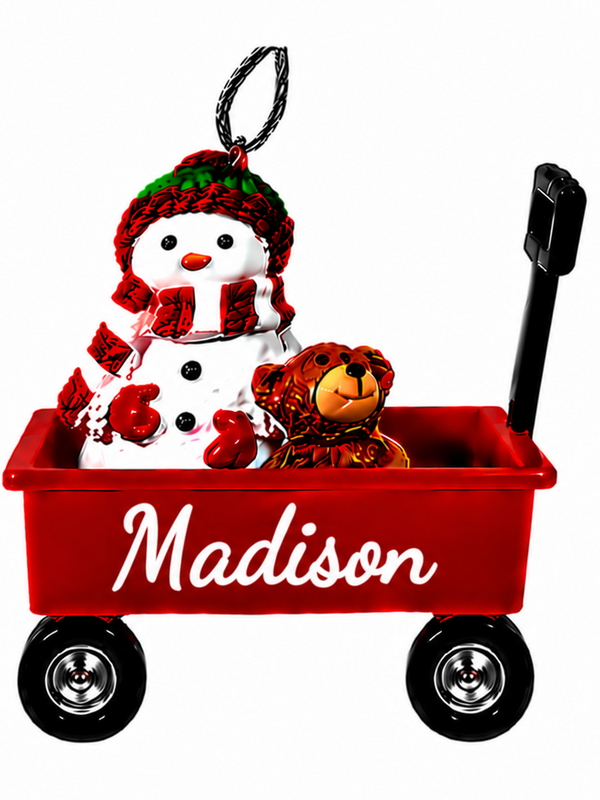WAGON ORNAMENT-MADISON