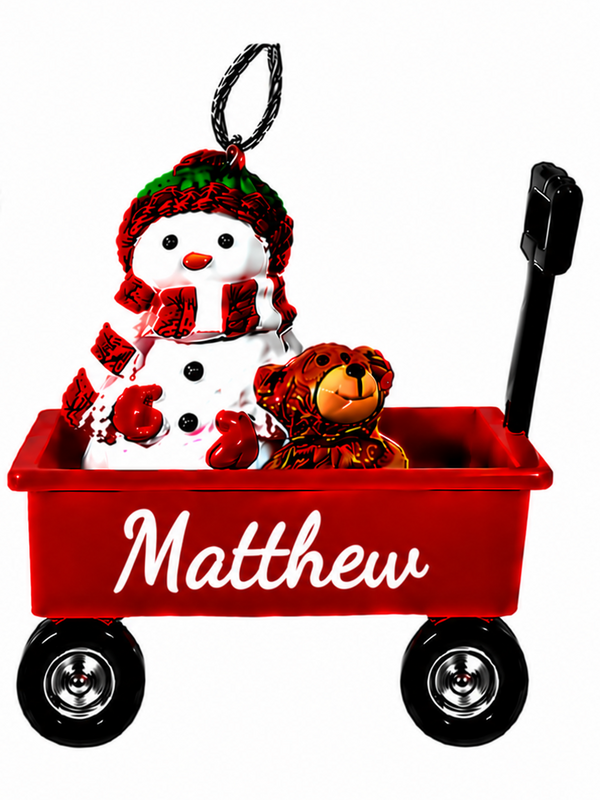 WAGON ORNAMENT-MATTHEW