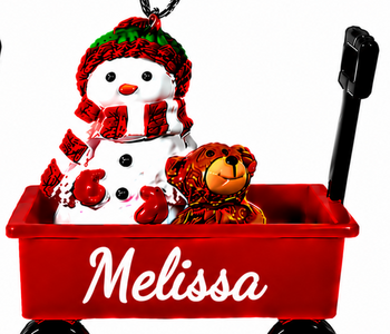 WAGON ORNAMENT-MELISSA