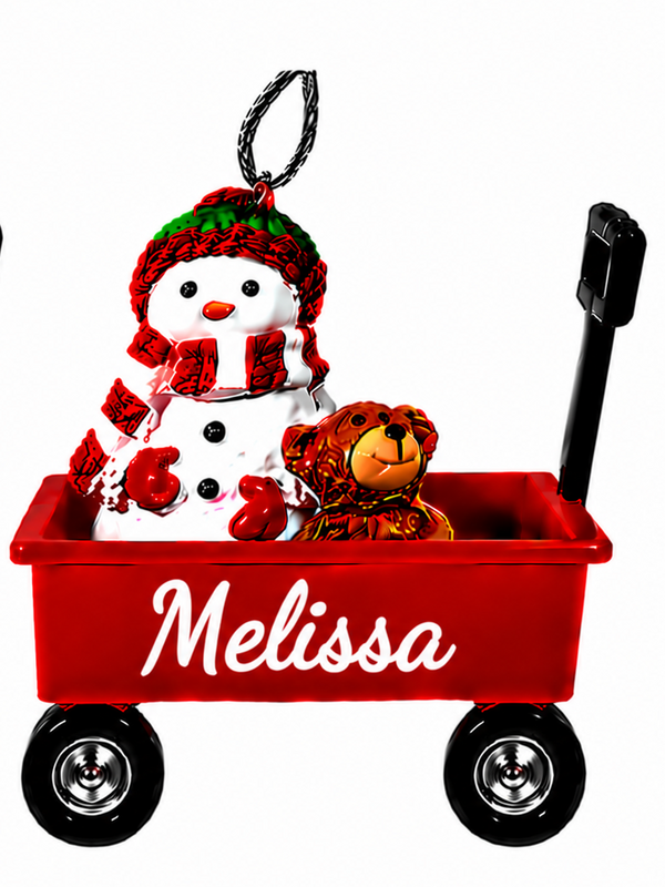 WAGON ORNAMENT-MELISSA