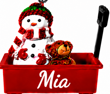 WAGON ORNAMENT-MIA