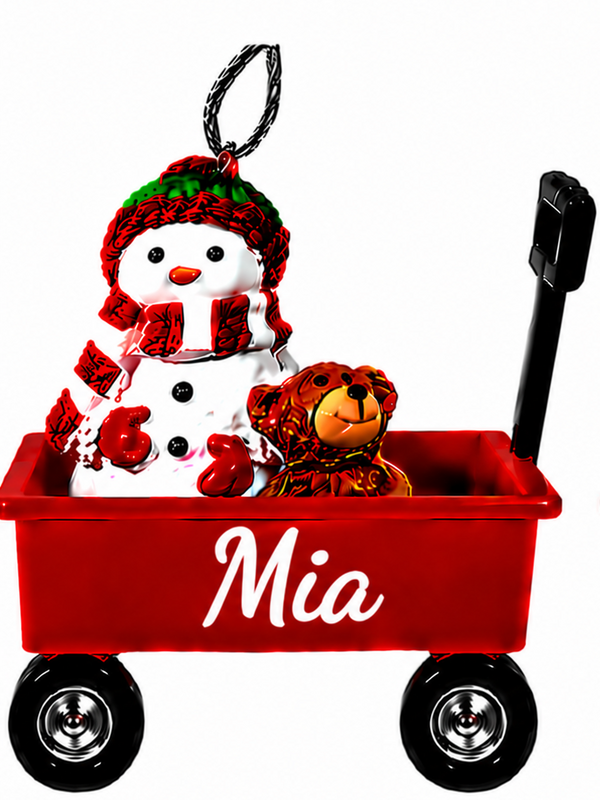 WAGON ORNAMENT-MIA