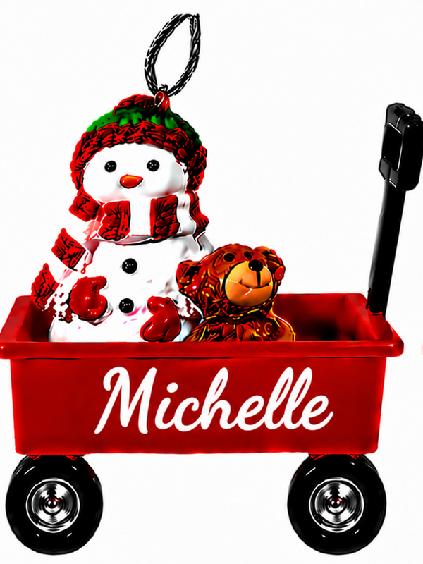 WAGON ORNAMENT-MICHELLE