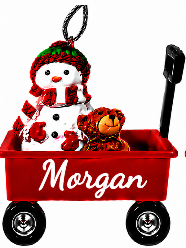 WAGON ORNAMENT-MORGAN