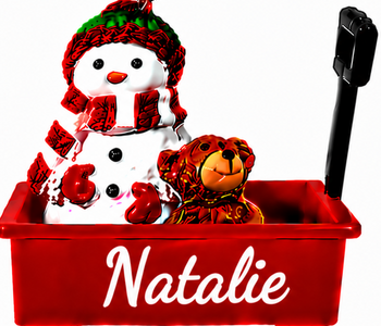 WAGON ORNAMENT-NATALIE