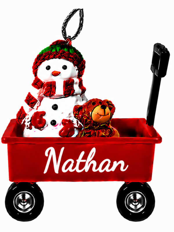 WAGON ORNAMENT-NATHAN